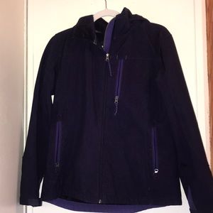 Purple winter coat